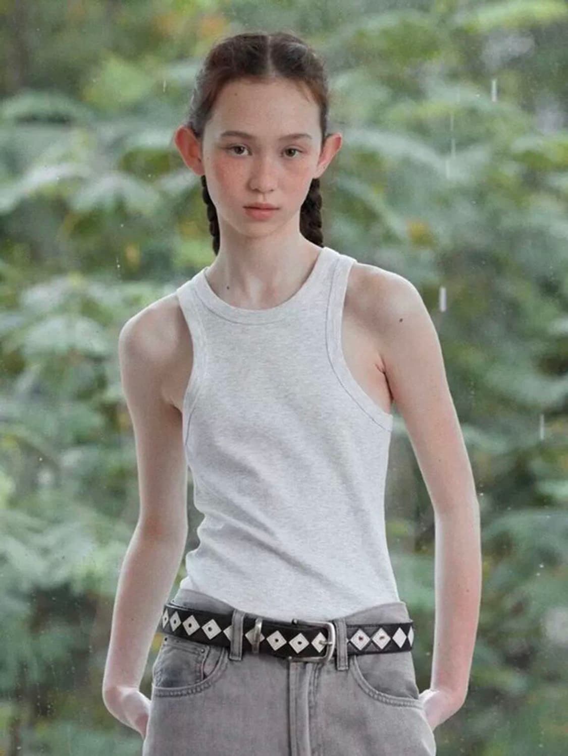 스투시 아가일 벨트 블랙 L/XL 상품이미지1