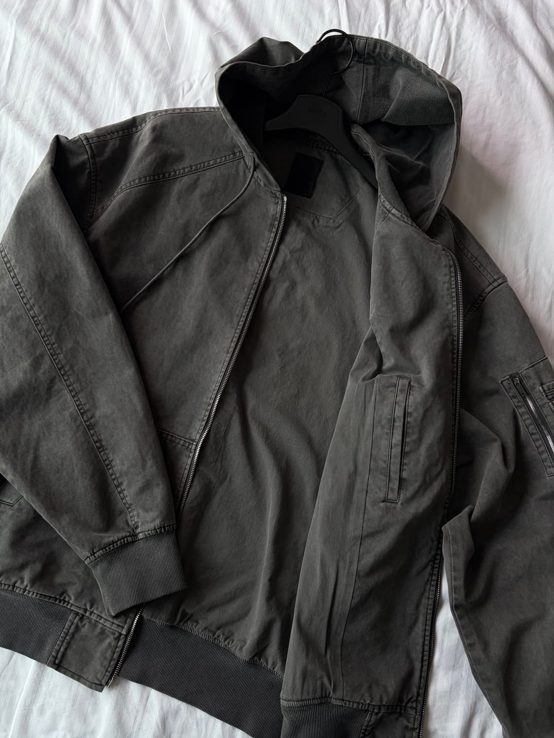 [L] 준지 가먼트다잉 후드집업 상품이미지2