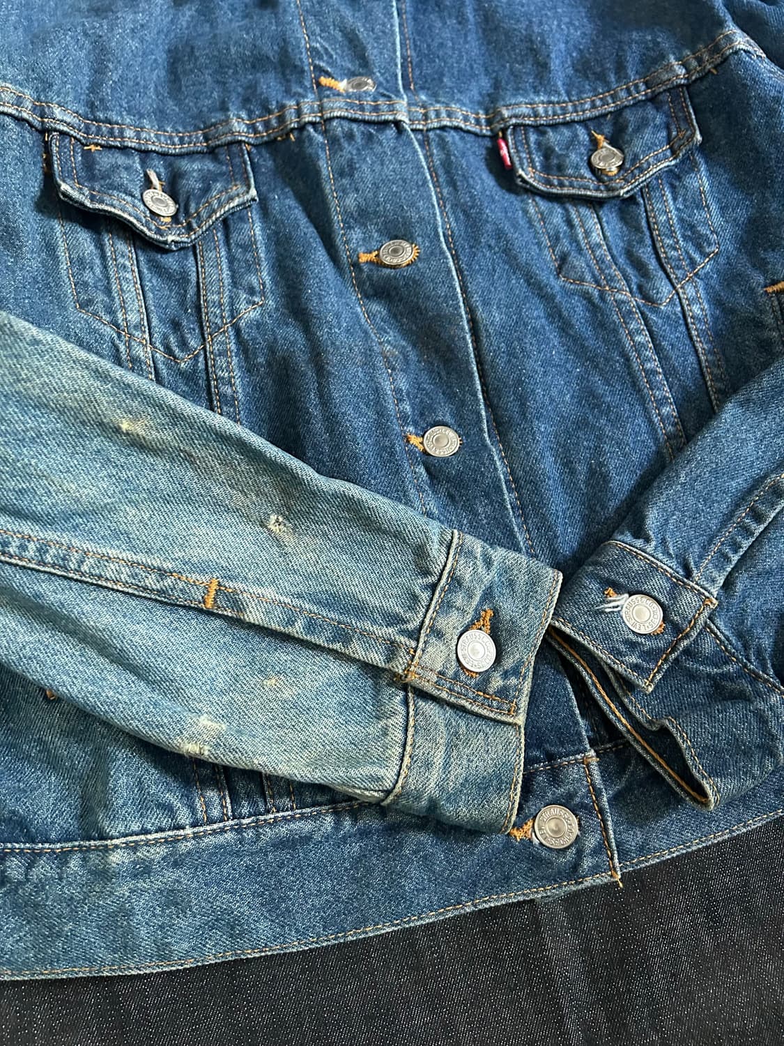 90~00s 리바이스 데님자켓 Made in USA 상품이미지7