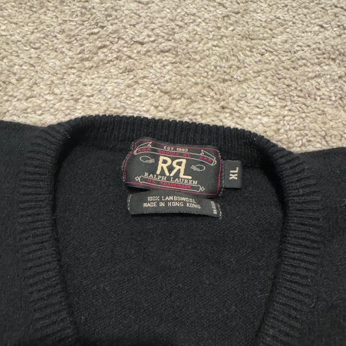 RRL 더블알엘 브이넥 니트 스웨터 상품이미지2