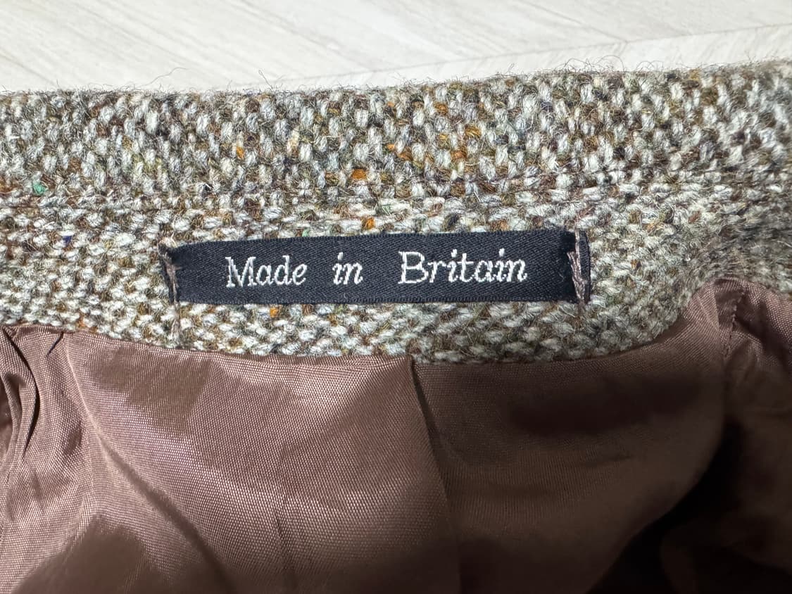 Dunn&Co. Made In England 해리스트위드 발마칸 코트 상품이미지5