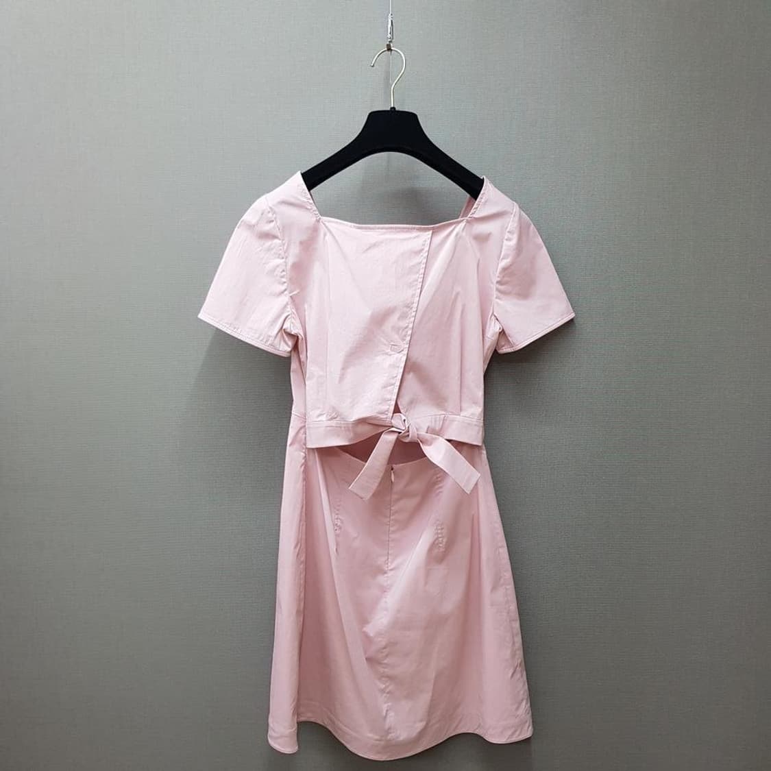 구호플러스 2025 스퀘어넥 미니 원피스 S사이즈 상품이미지5