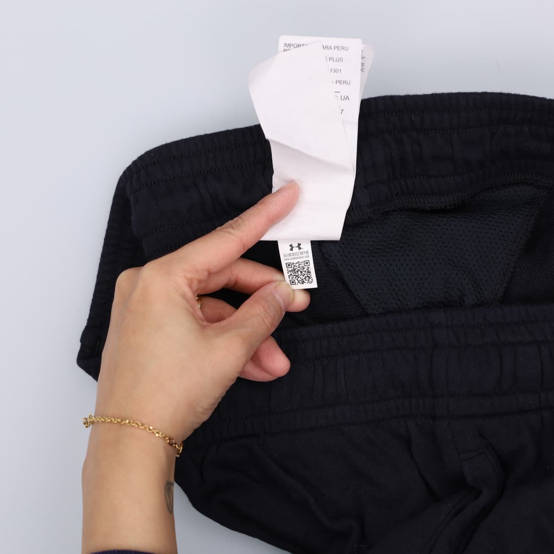 LG 언더아머 블랙 조거팬츠 0123H2 상품이미지5