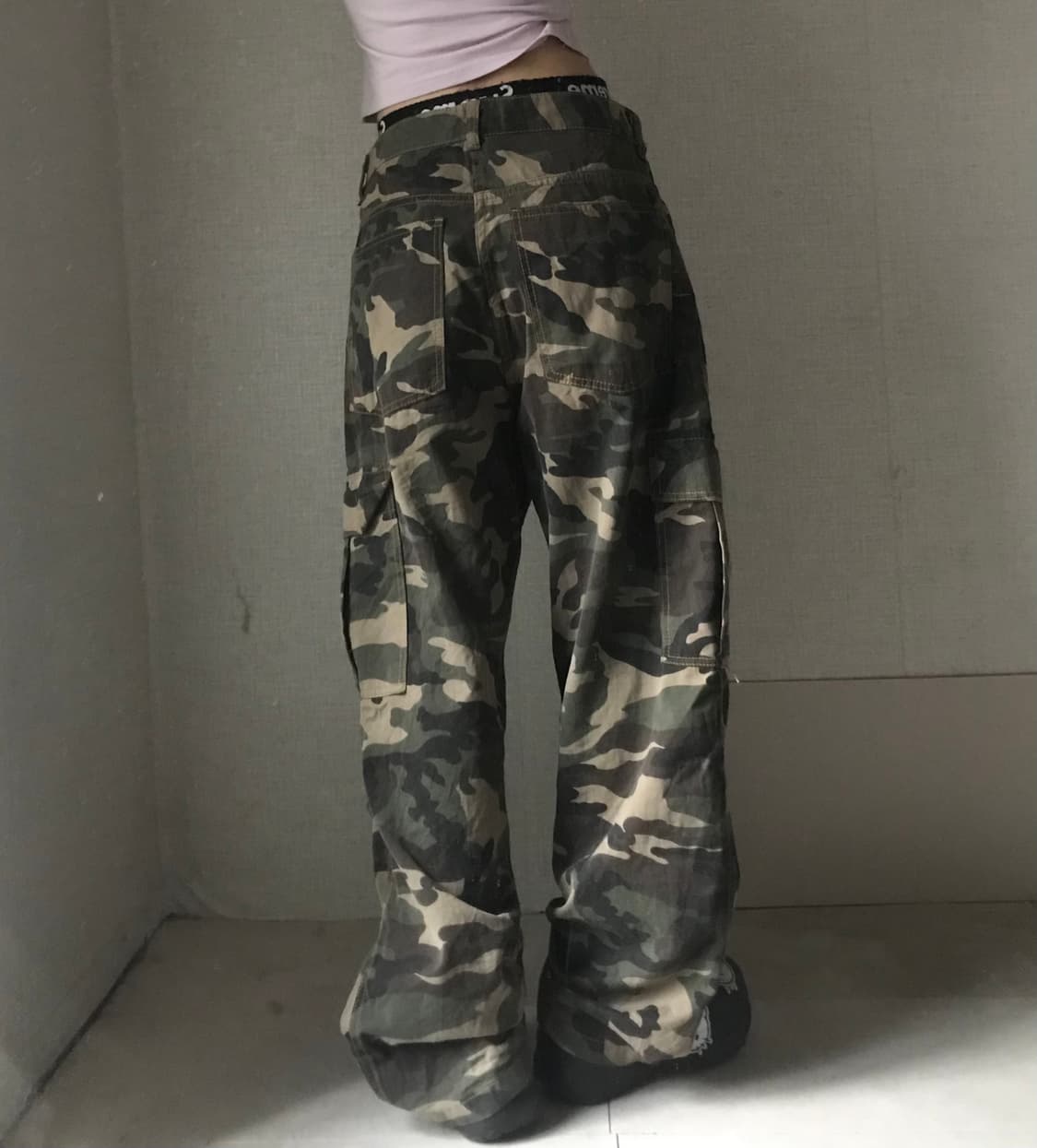 카모 와이드핏 카고팬츠 상품이미지3