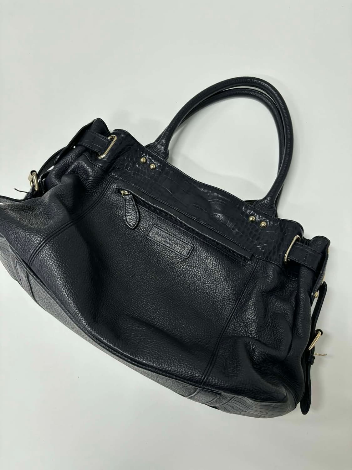 발렌시아가 BB 가죽 테슬 숄더 토트백 상품이미지3