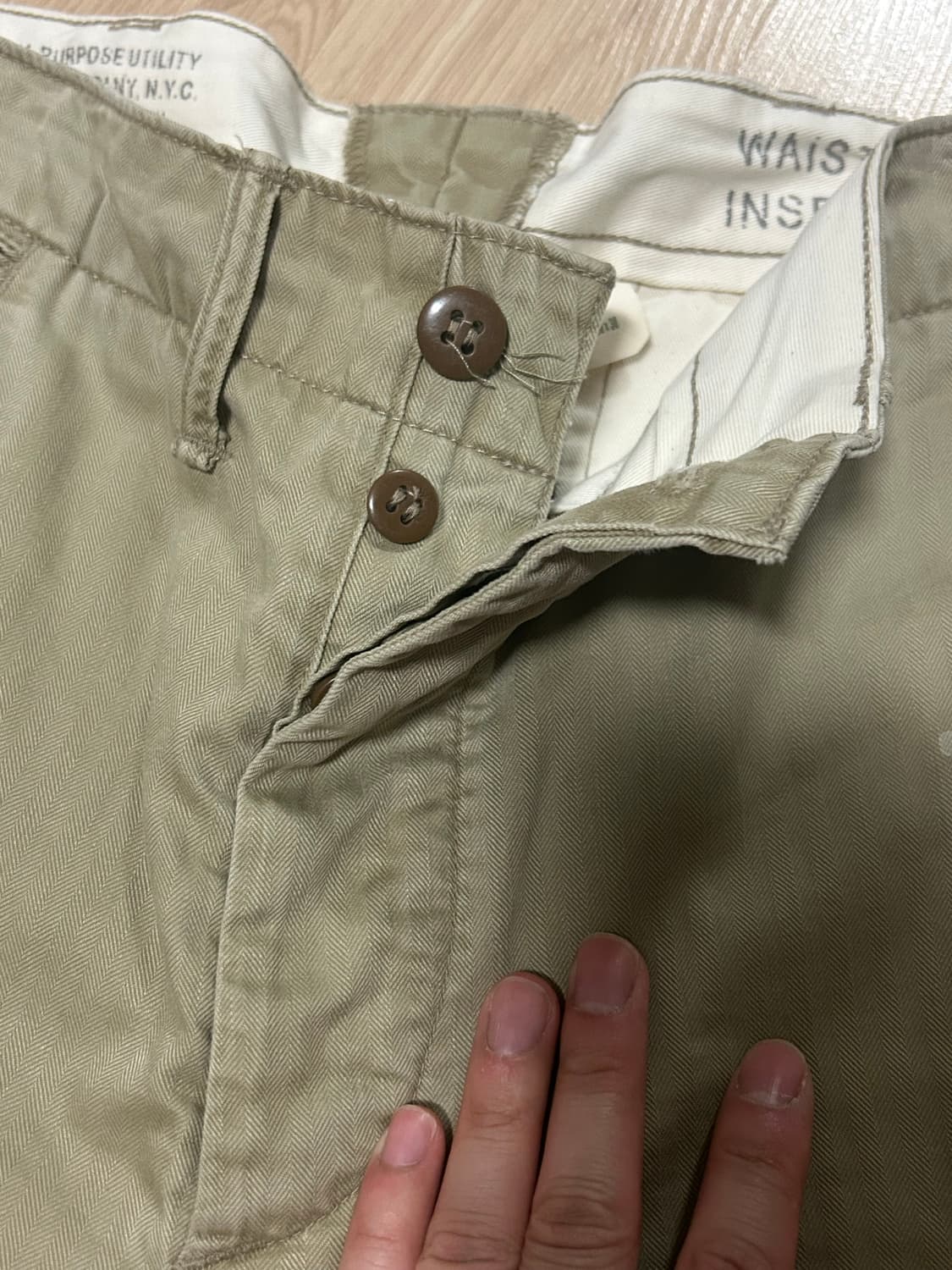 rrl 더블알엘 치노 페인팅 팬츠 30 상품이미지7