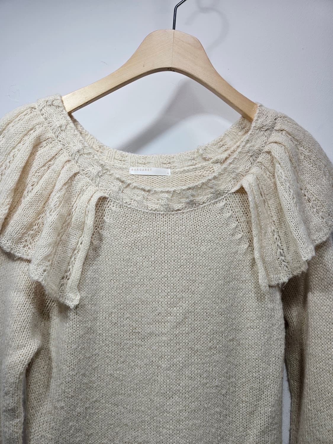 마가렛(Margaret) 긴팔 니트 아이보리 상품이미지2