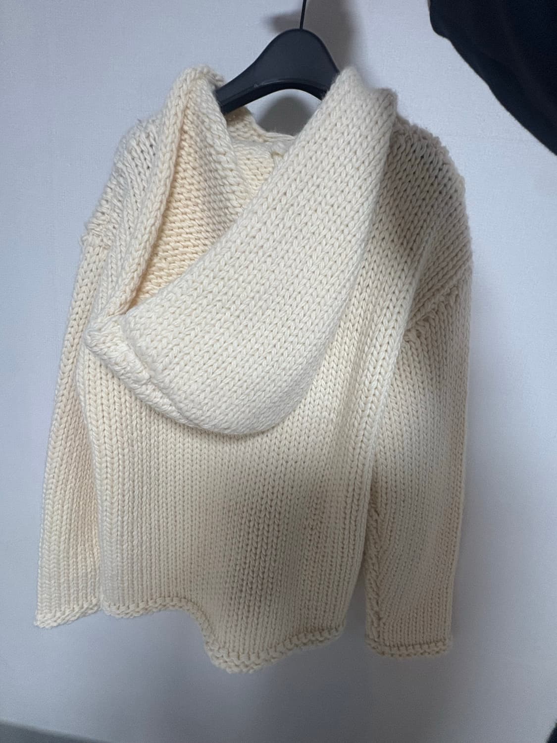 핸드메이드 벌키 헤비 니트 후드 Only fruit✨ 코위찬 얼바닉30 상품이미지5