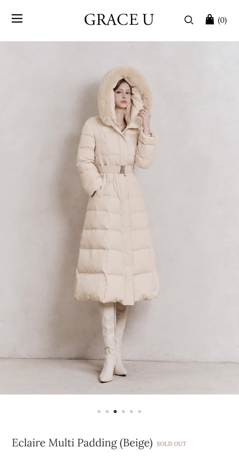 그레이스유 패딩 상품이미지1