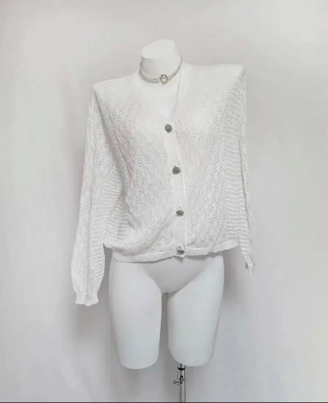 액시즈팜 가디건 화이트 히메갸루 페어리 모리걸 엑시즈팜 아이보리 상품이미지1