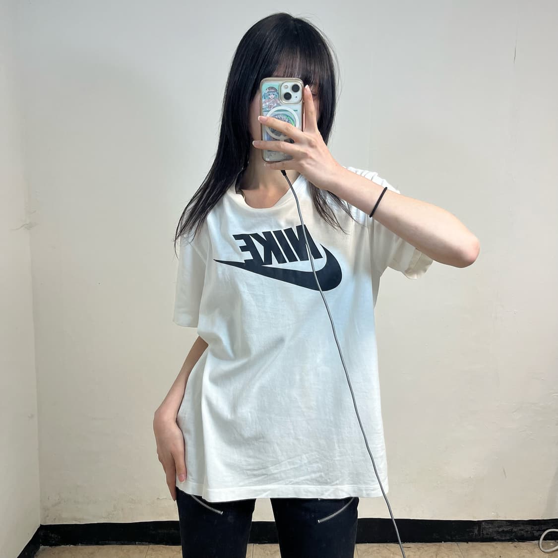 Nike big logo white t-shirt 상품이미지2