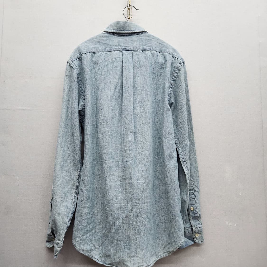 폴로랄프로렌 멀티포니 코튼 연청 데님 셔츠 M(M) 남여공용 상품이미지4