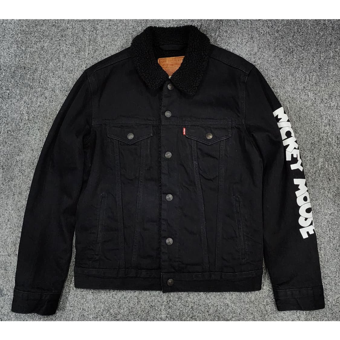 리바이스 x 디즈니 미키마우스 협업 쉐르파 트러커 데님 자켓 S 상품이미지1