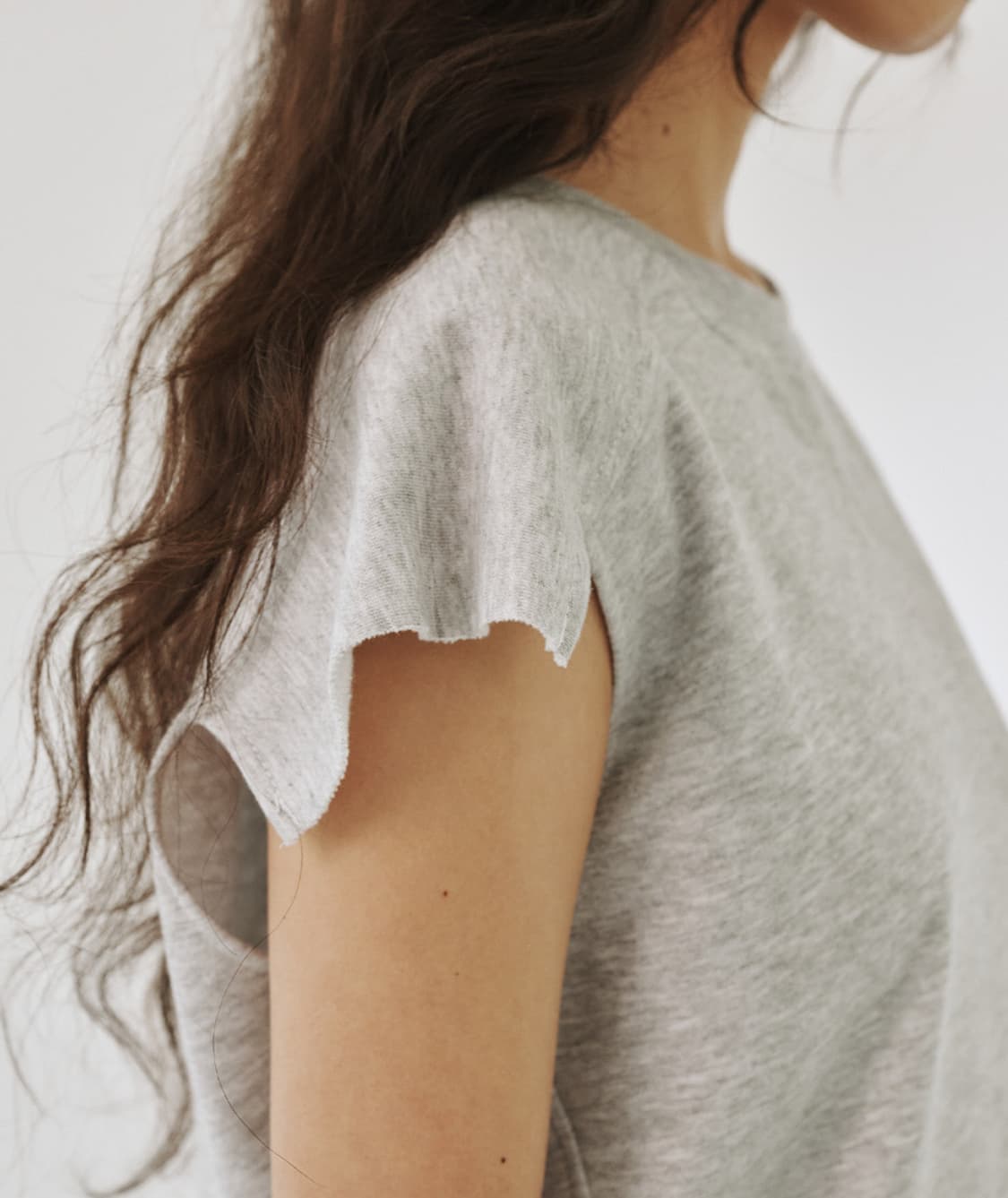 CUTTING HALF SWEAT, GRAY 상품이미지2