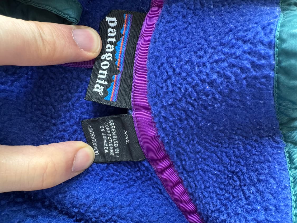2XL 파타고니아 신칠라 퍼플 블루 90s 상품이미지4