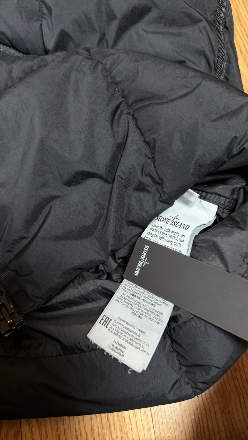 [XXL] 19FW 스톤아일랜드 크링클랩스 패딩 후드 711540223 상품이미지5