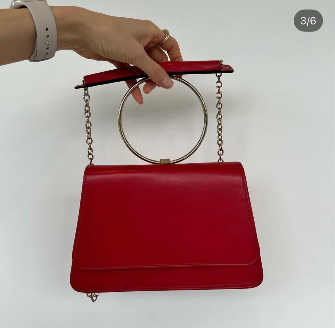 빈티지 레드 백 상품이미지3