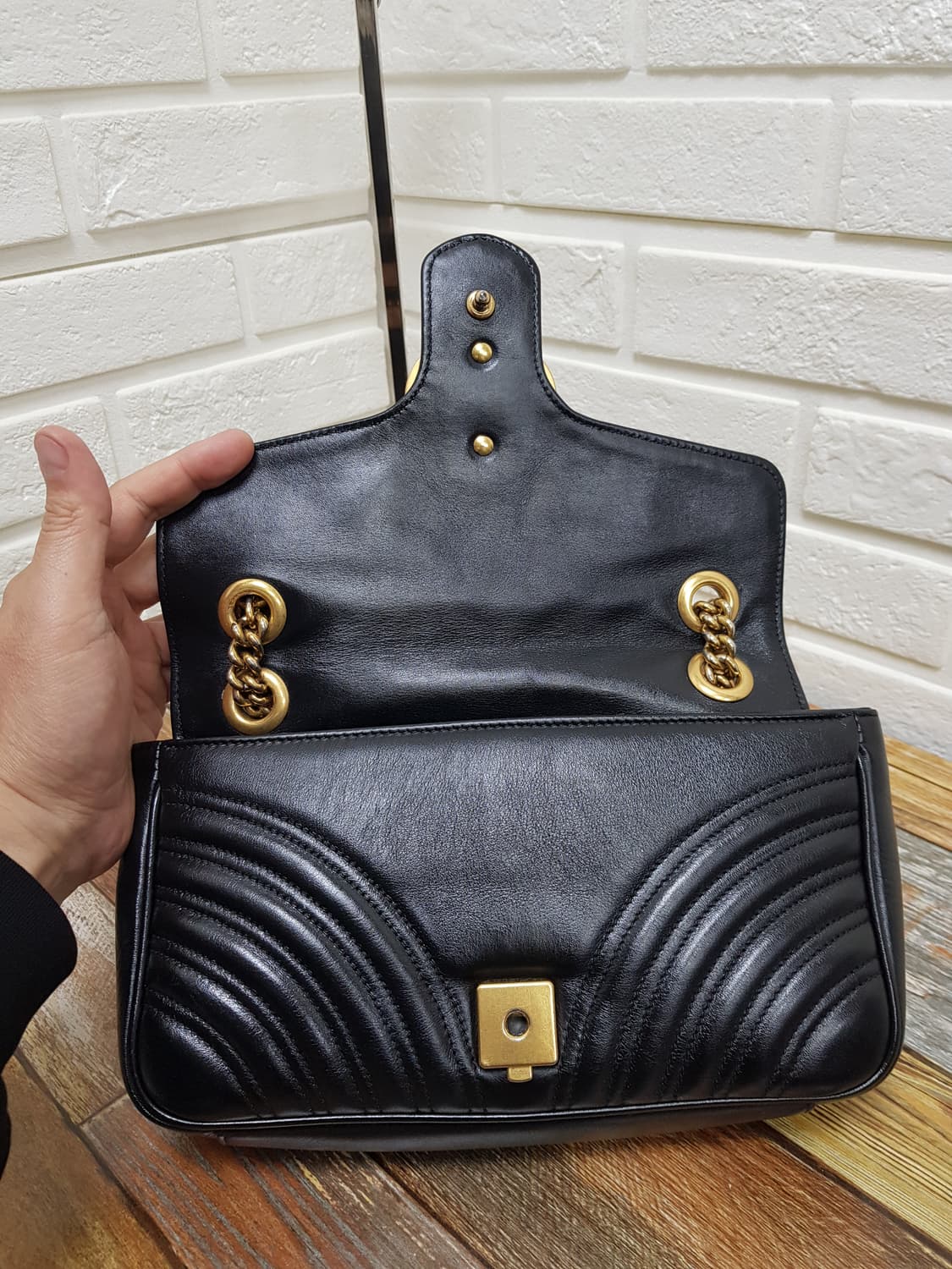 [정품] Gucci 구찌 마몽 마틀라세 체인백 스몰 상품이미지6