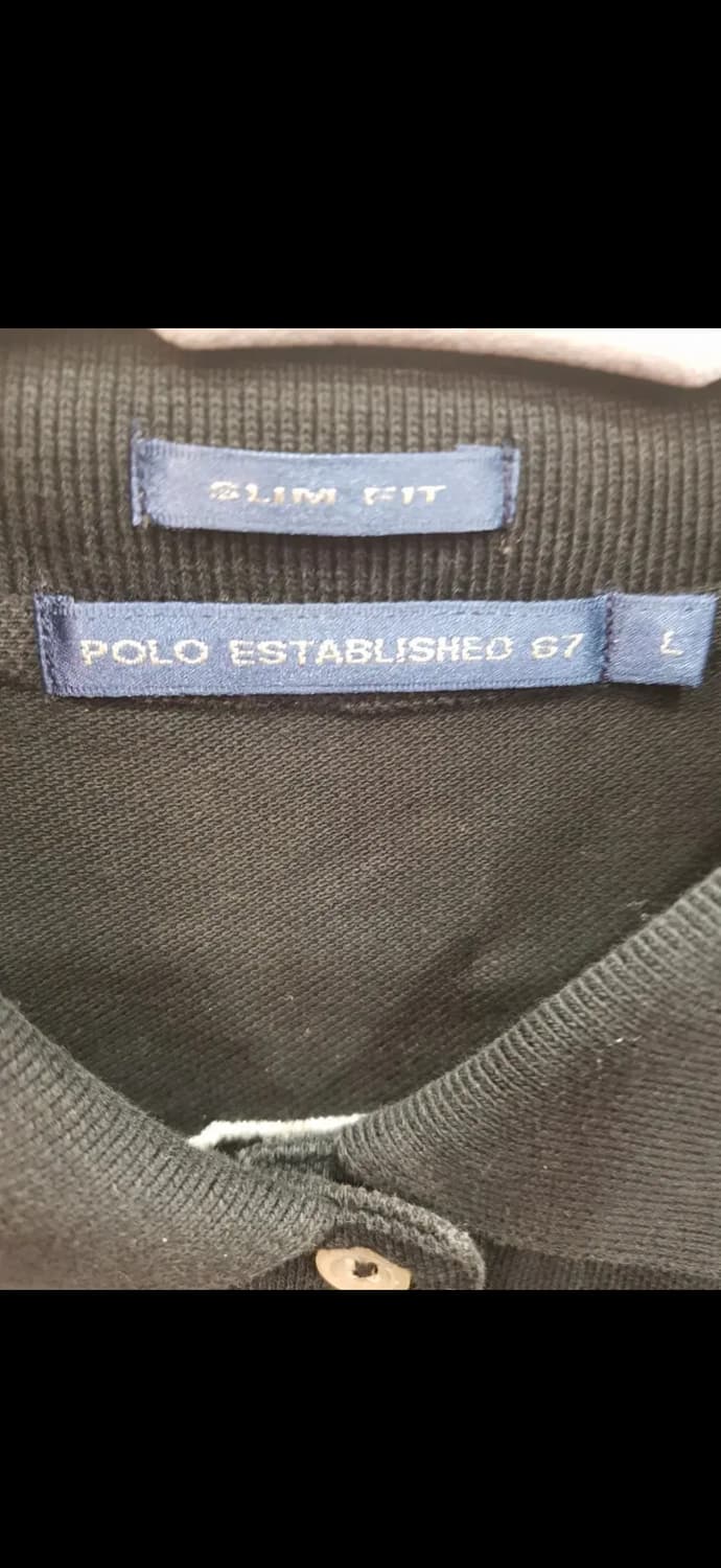 폴로 빅포니 블랙 반팔 영국국기 상품이미지6