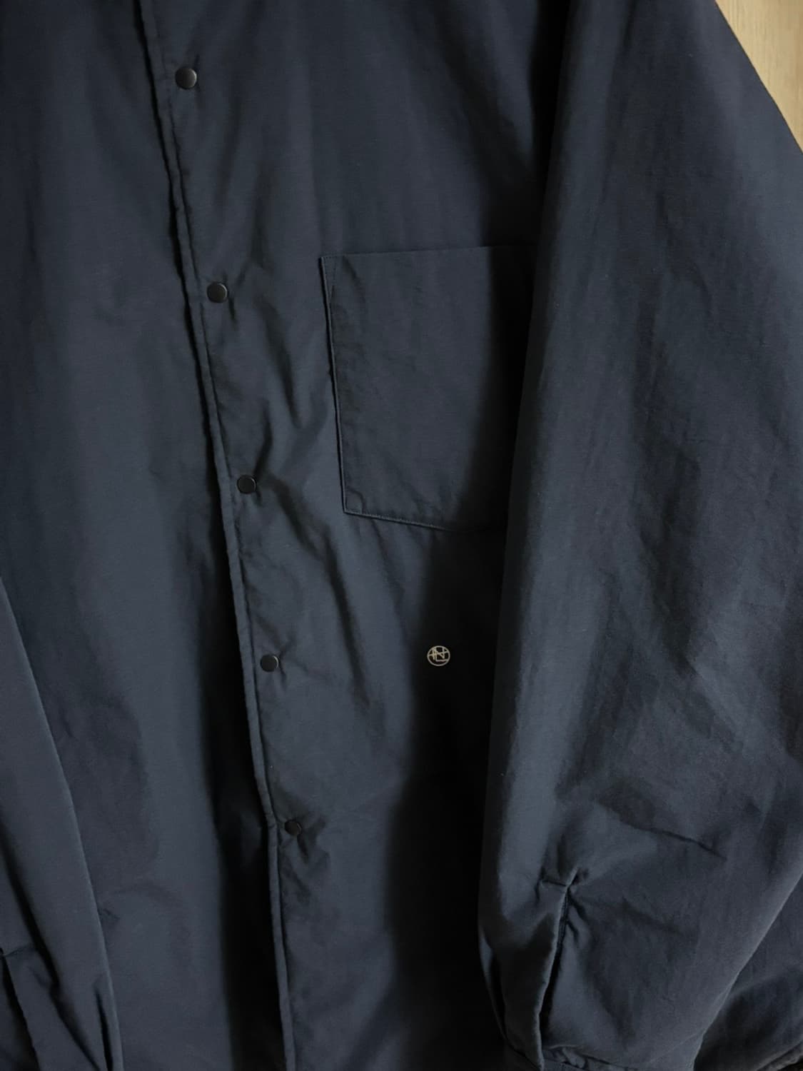 나나미카 23aw 인슐레이션 패디드 셔츠 자켓 다크네이비 XL 상품이미지2