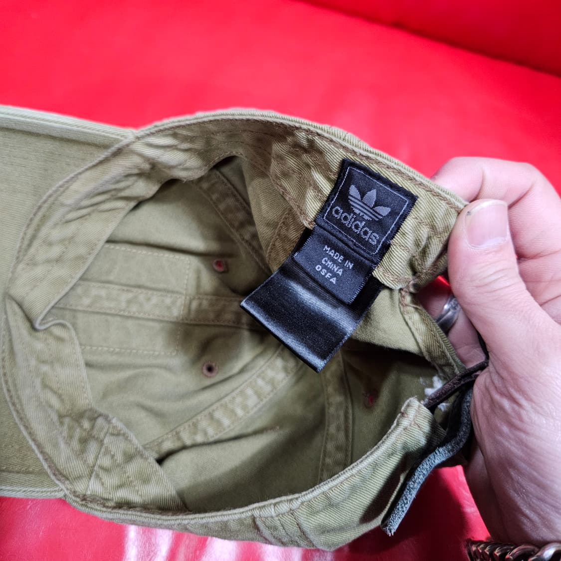 아디다스 오리지널 90's 빈티지 빅로고 패치드 볼캡 상품이미지5