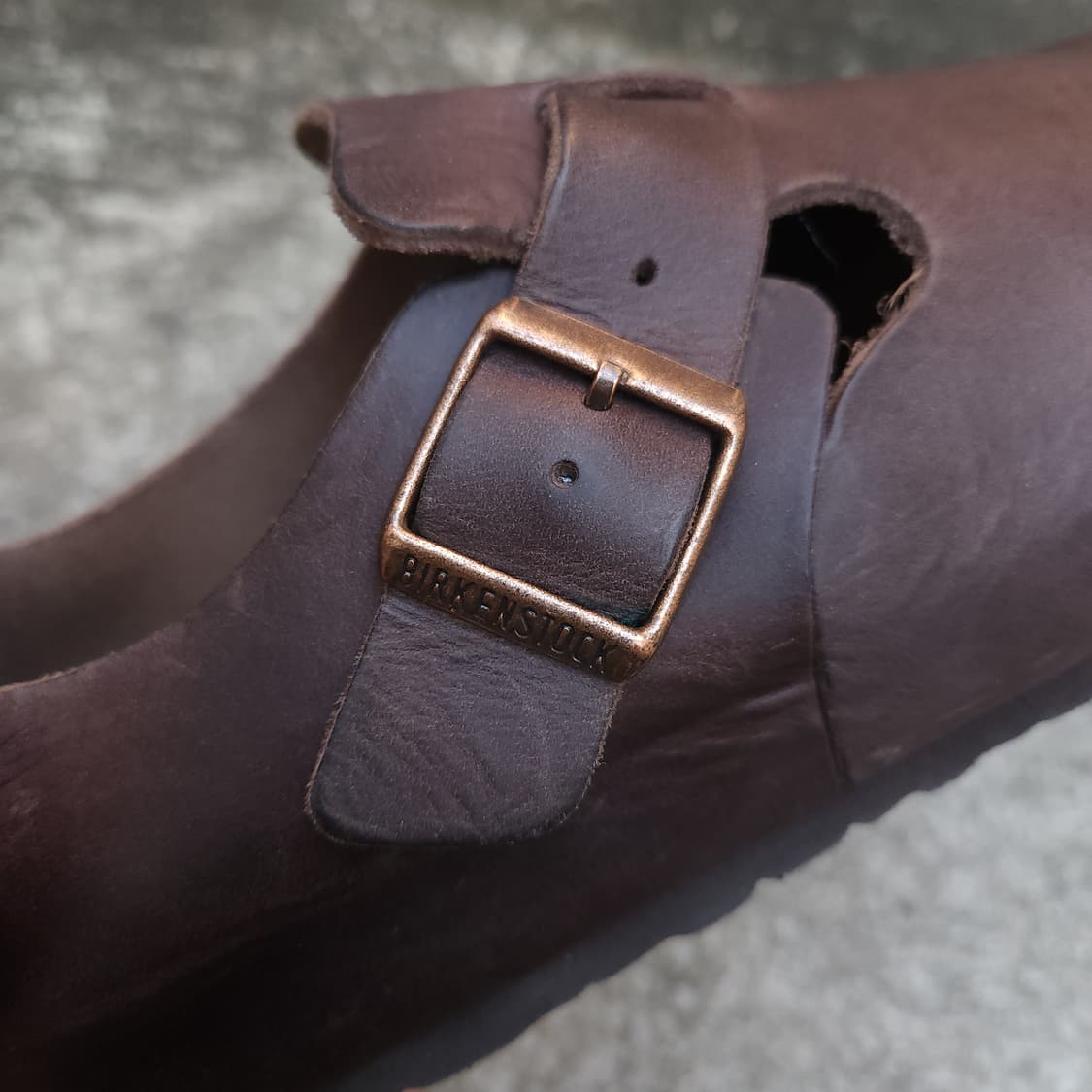 [39] 버켄스탁 버스턴 천연 오일드 가죽 닥크브라운 (250~255) 상품이미지7