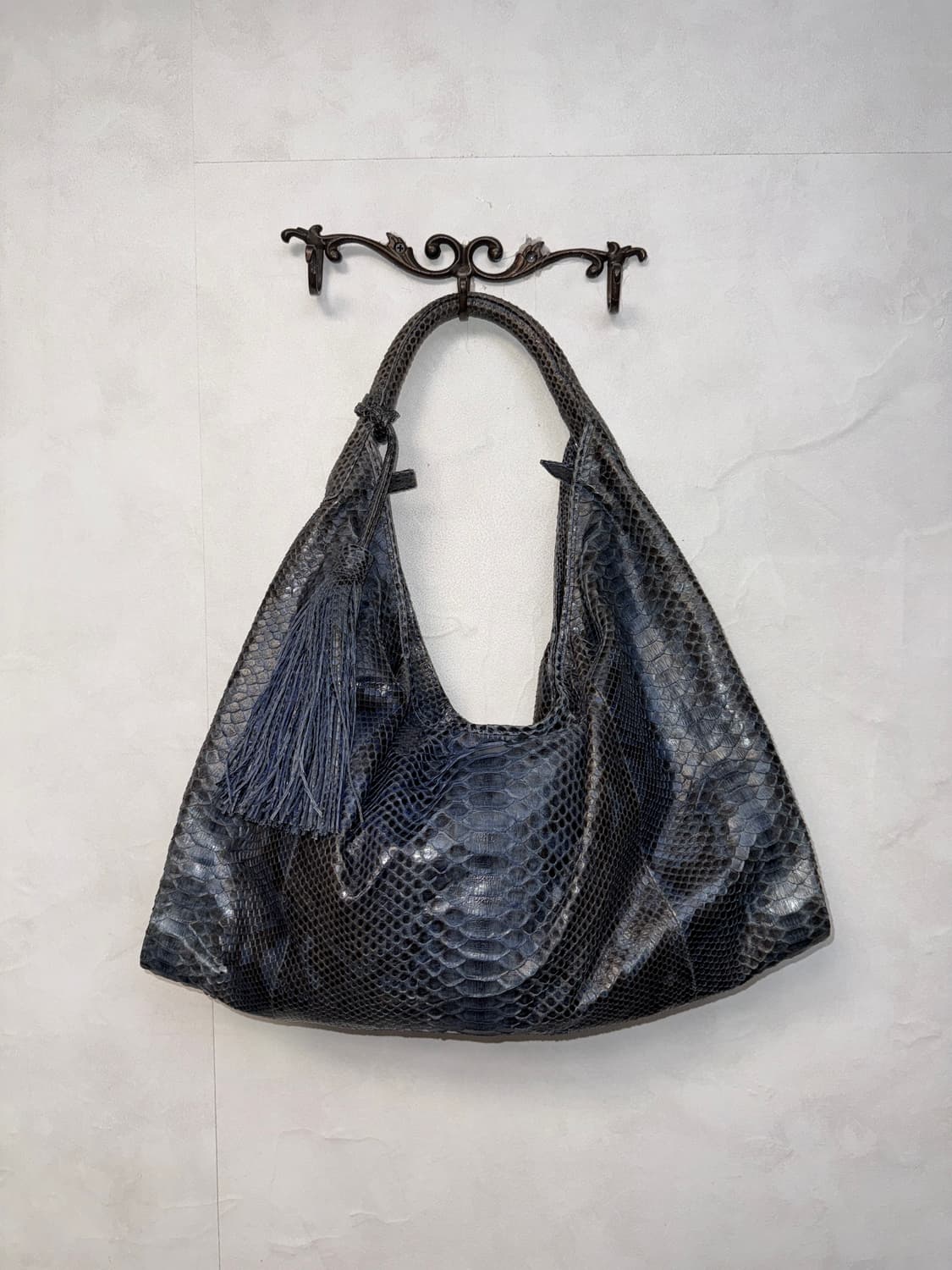 Ash navy python shopper bag 상품이미지1