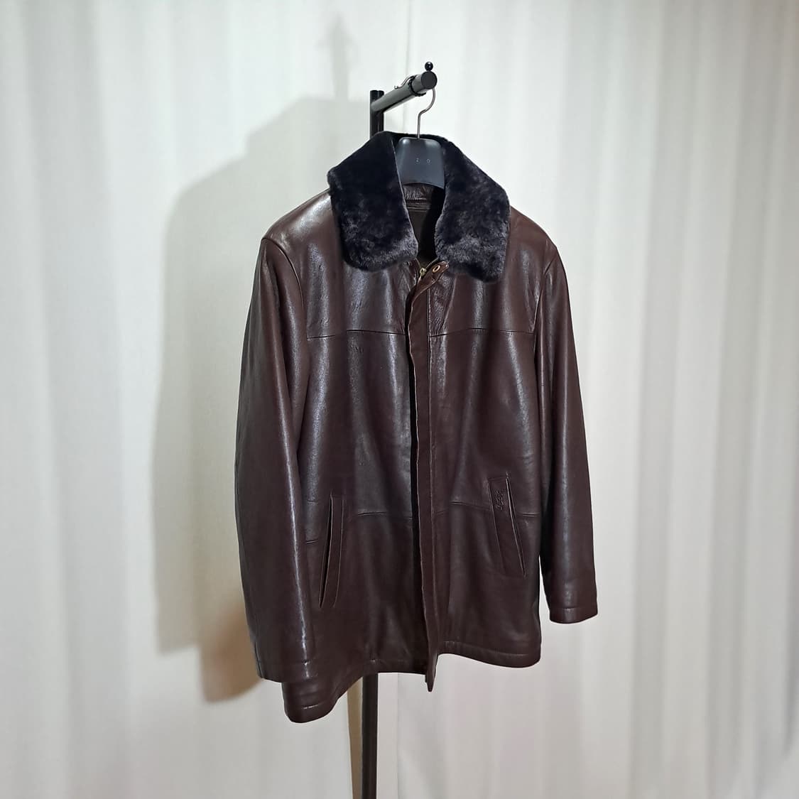 (택포) 입생로랑 양가죽 안감 탈부착 자켓 105 B753 상품이미지3