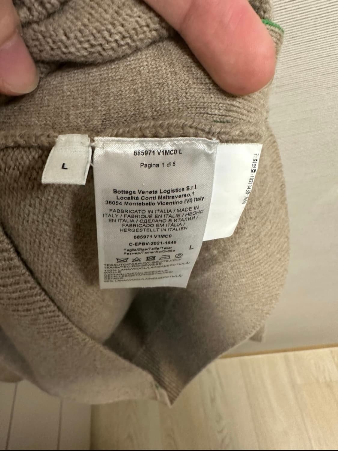 보테가베네타 터틀넥니트 상품이미지4