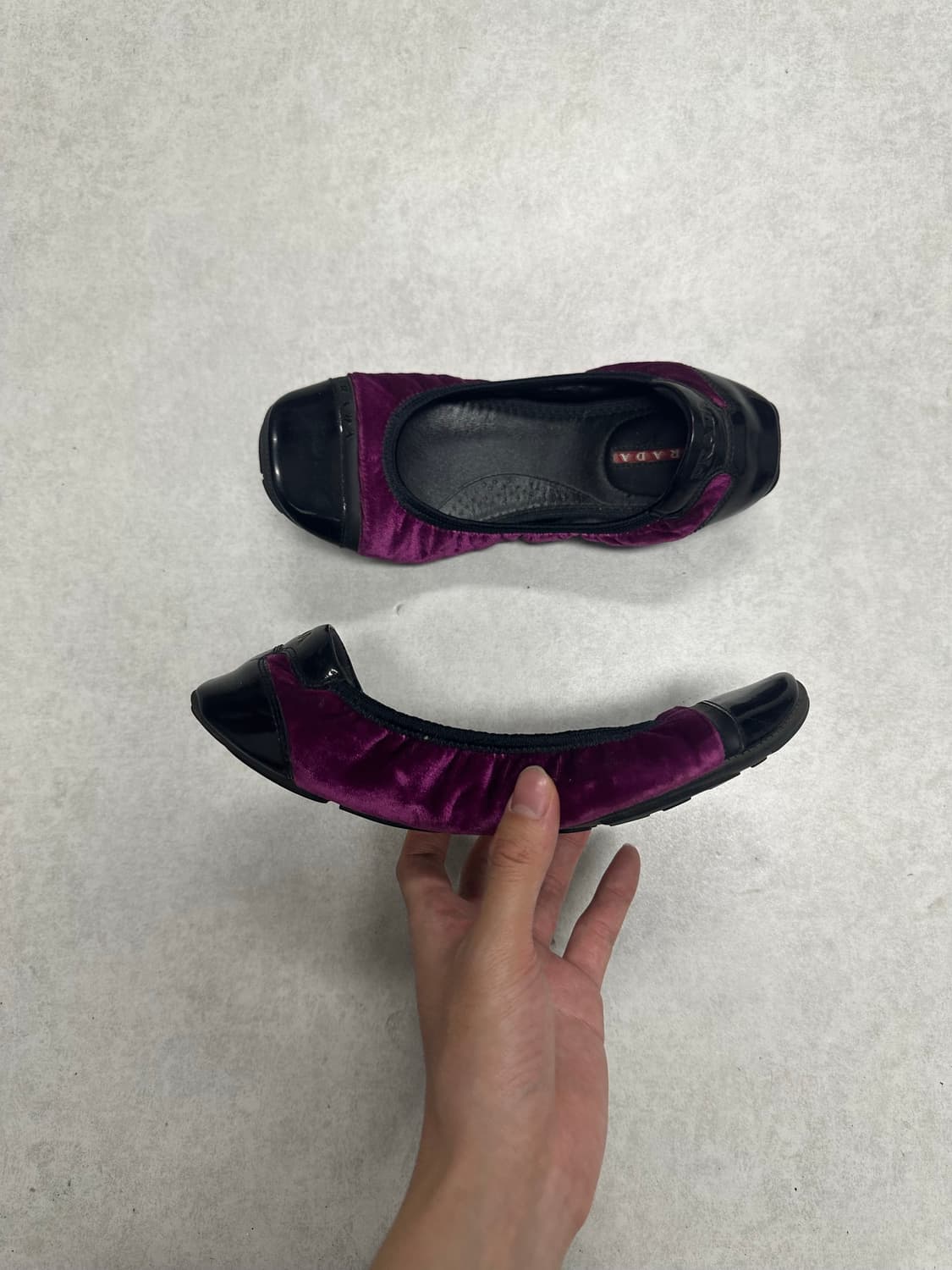 프라다 스포츠 발레 플랫슈즈 상품이미지4