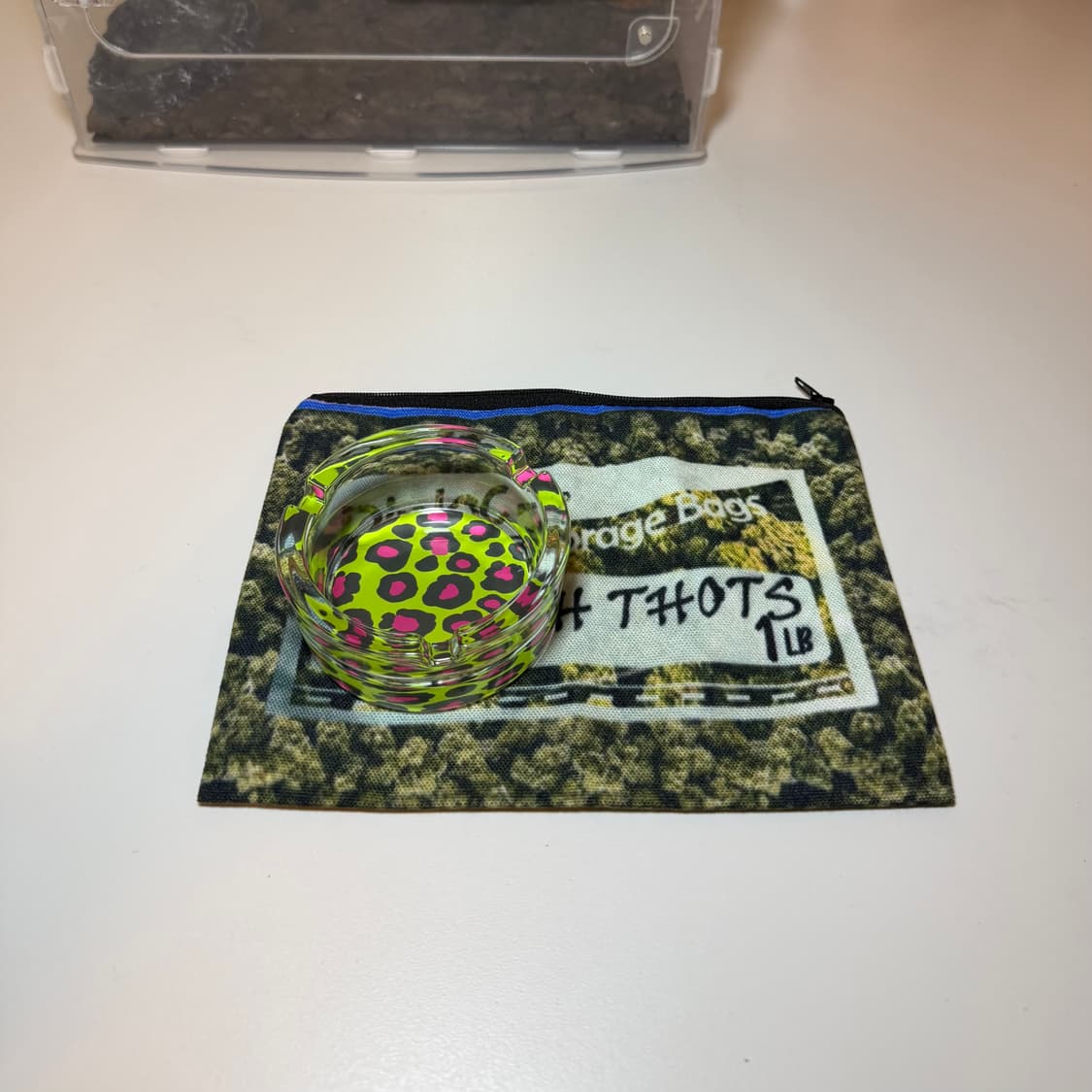 레오파드 패턴 호피 애쉬트레이 재떨이 상품이미지2