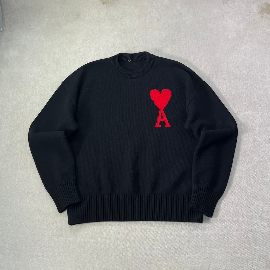 105 아미 빅하트 로고 니트 상품이미지1