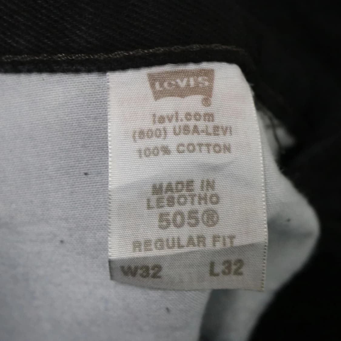 00'S LEVI'S 505 흑청 데님 팬츠 60071 상품이미지10