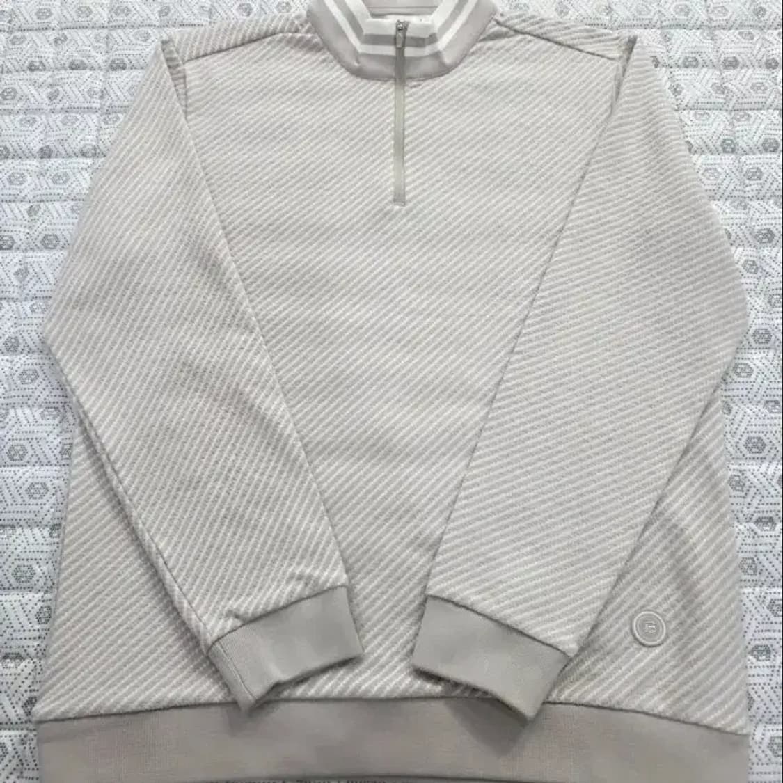 빈폴 남성 헤링본 반집업 티셔츠 95 상품이미지4