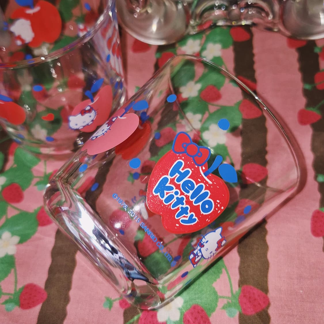 15s 레어 사과 키티 온더락 글라스 1p 상품이미지7