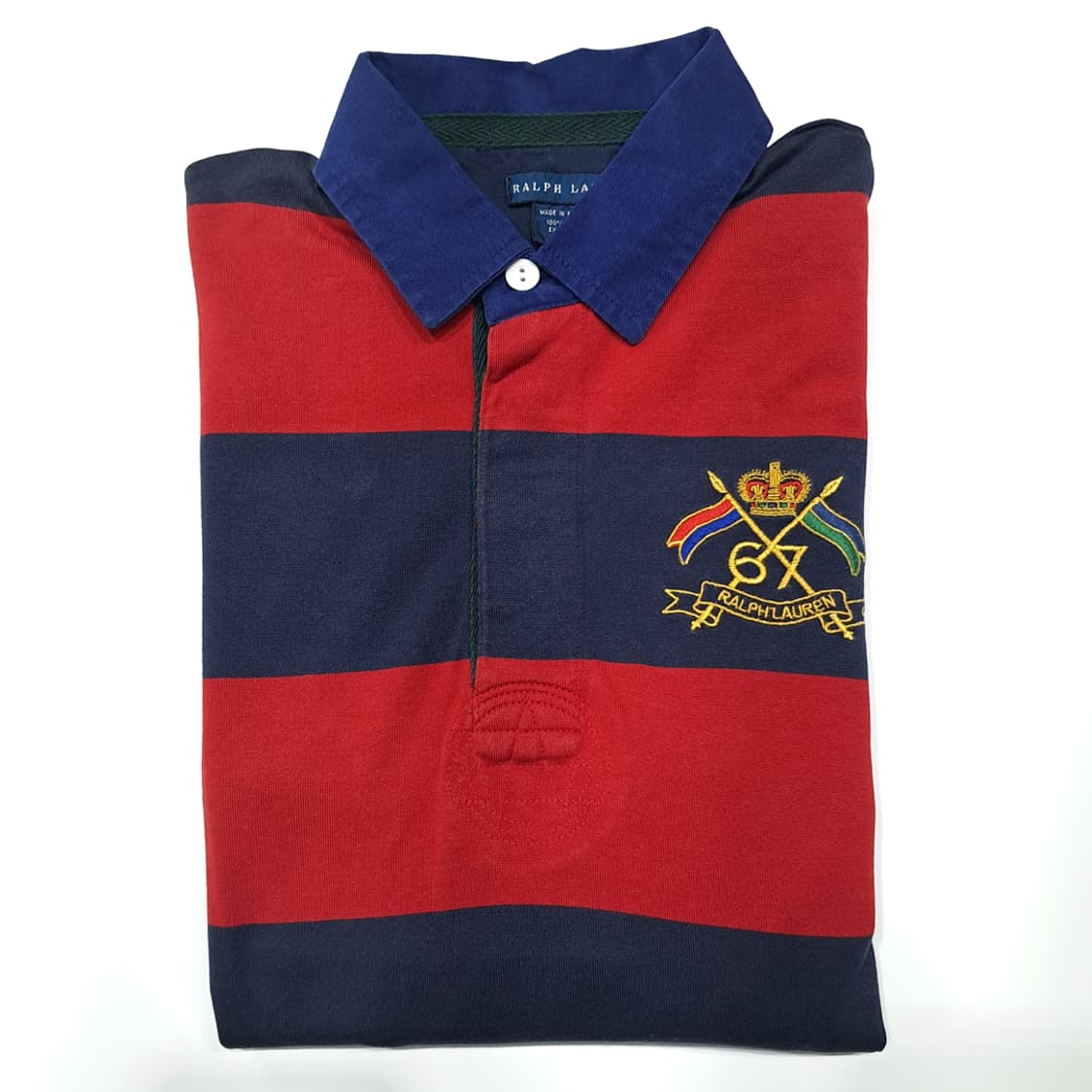 CK032 M 폴로 90s 크레스트 럭비 스트라이프 원피스 상품이미지7