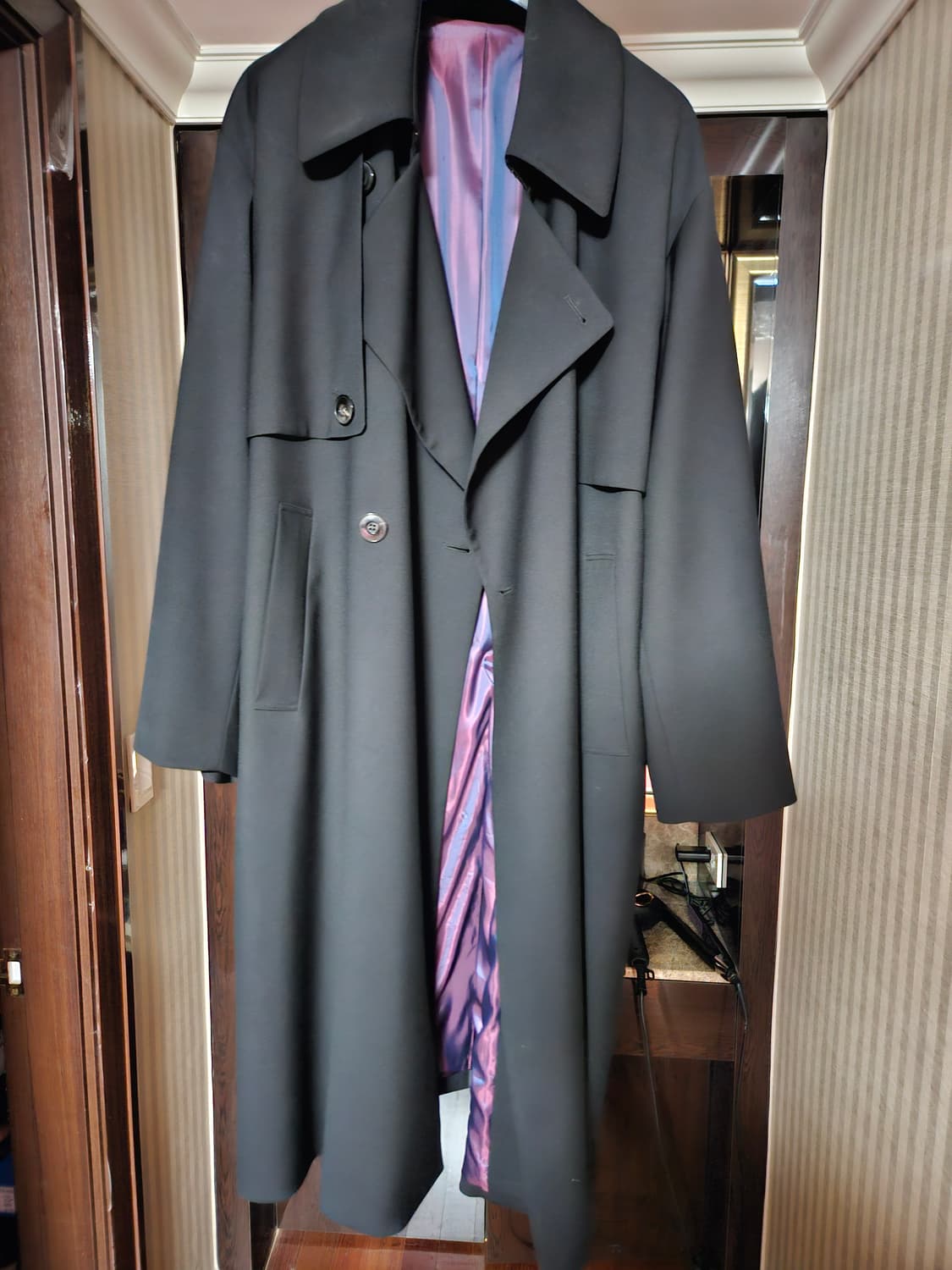 주앙옴므 트렌치코트 블랙M사이즈 상품이미지4