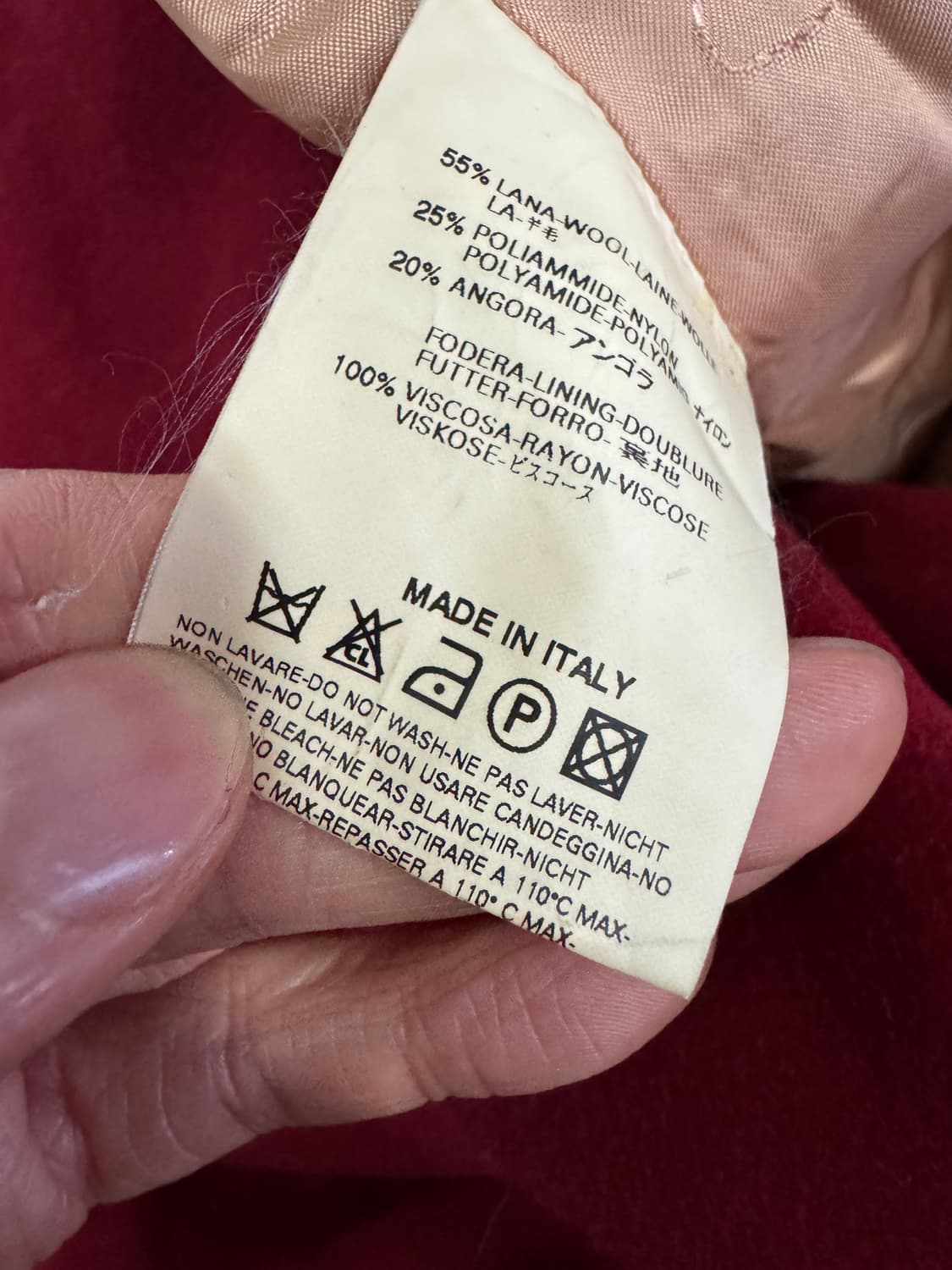 희귀!! 여성 비비안웨스트우드 레드라벨 더블 코트 44 레드 상품이미지6