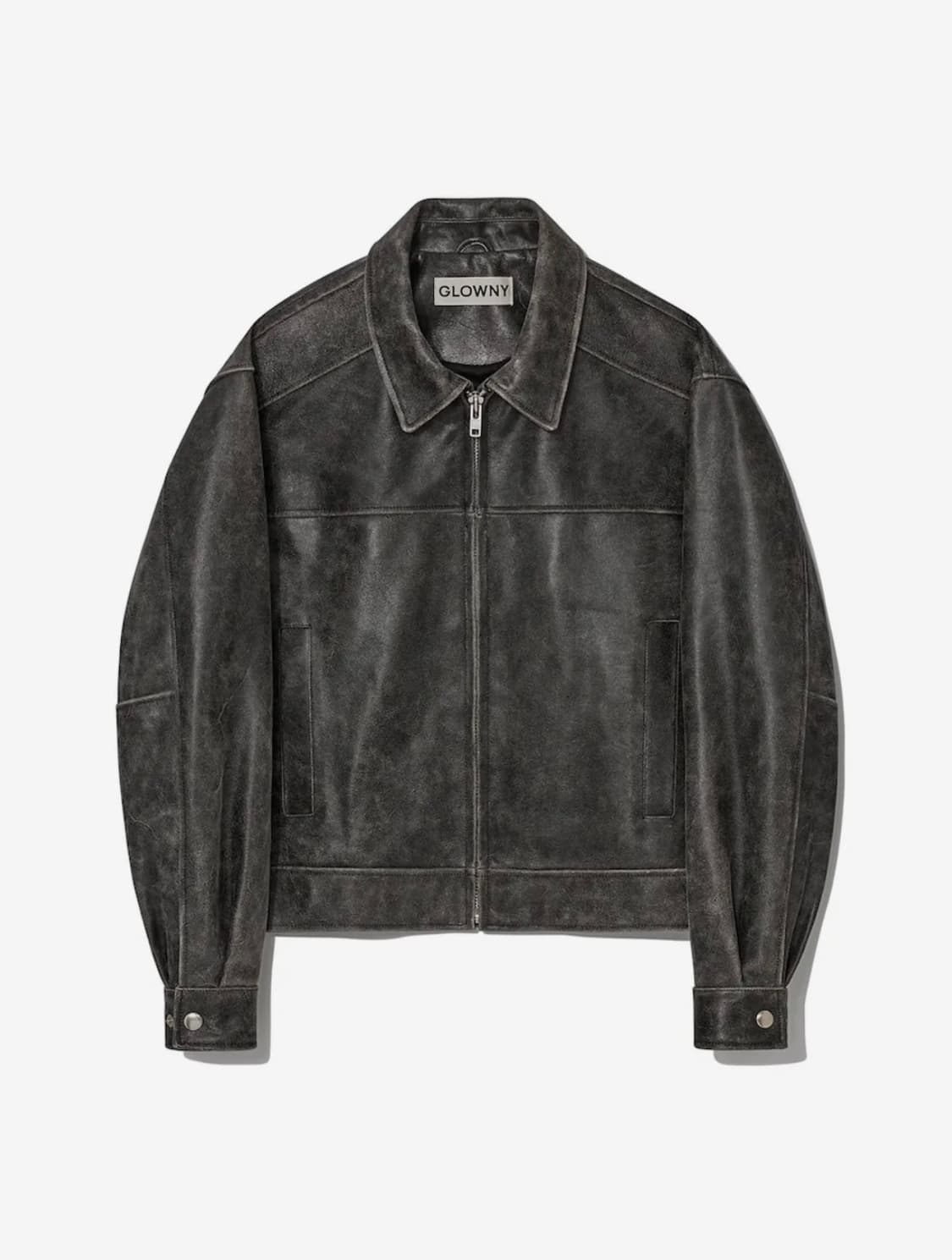 글로니 페이드 레더 자켓 레귤러 fade leather jacket 상품이미지1