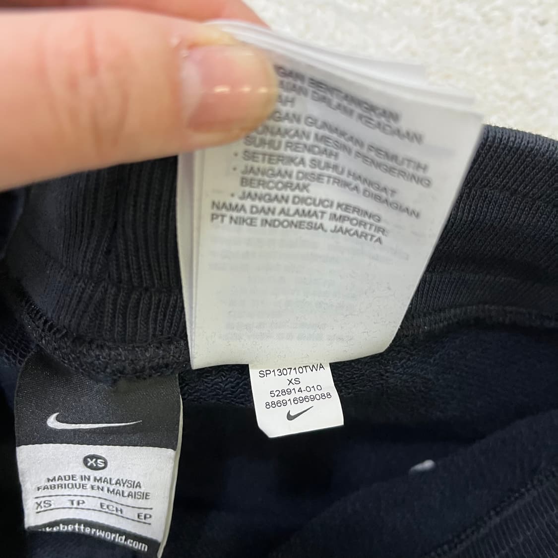 XS 나이키 여성 트레이닝 바지 0401M 상품이미지3