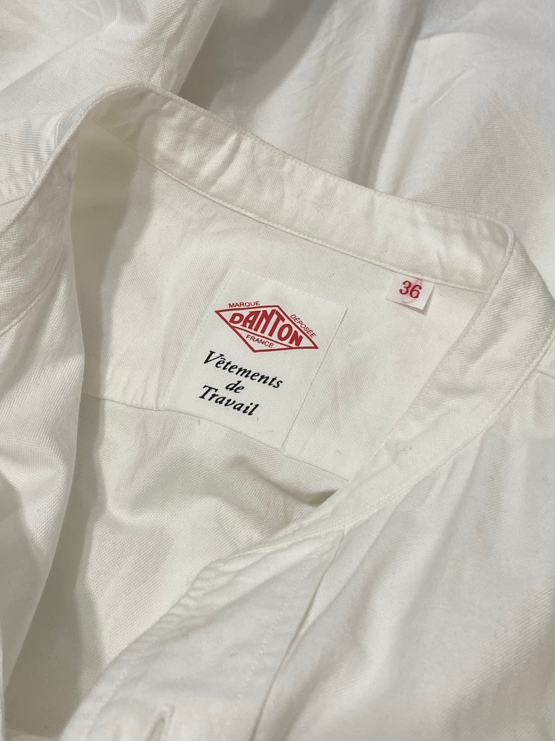 Danton 차이나칼라 포켓 셔츠 상품이미지6