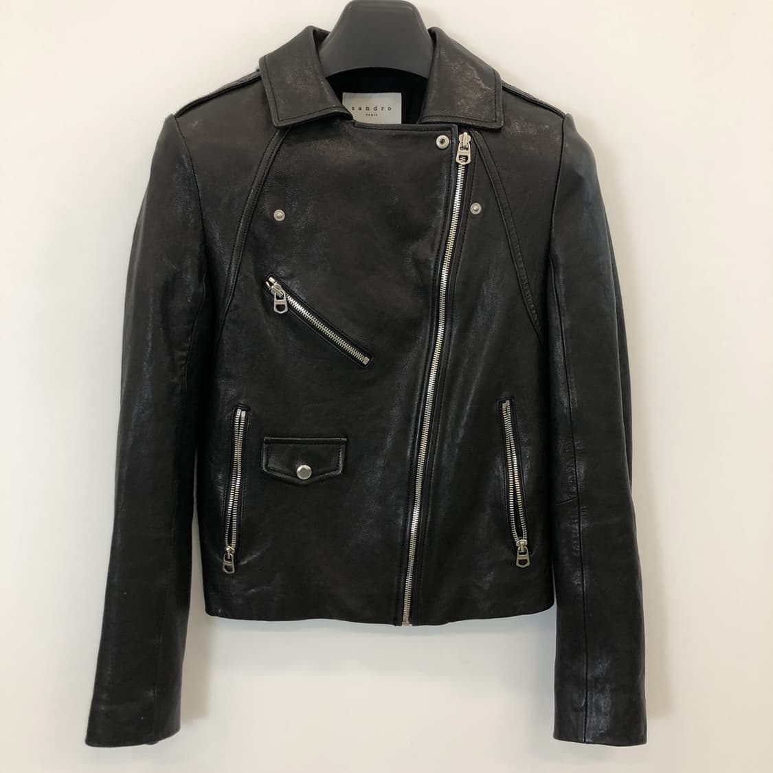sandro 산드로 양가죽 100% 자켓 79-86-160 상품이미지5