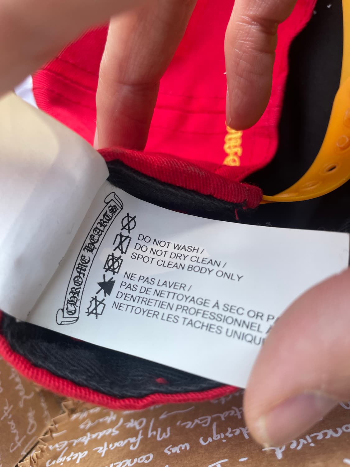 크롬하츠 CH 로고 베이스볼캡 Red/Yellow 상품이미지4