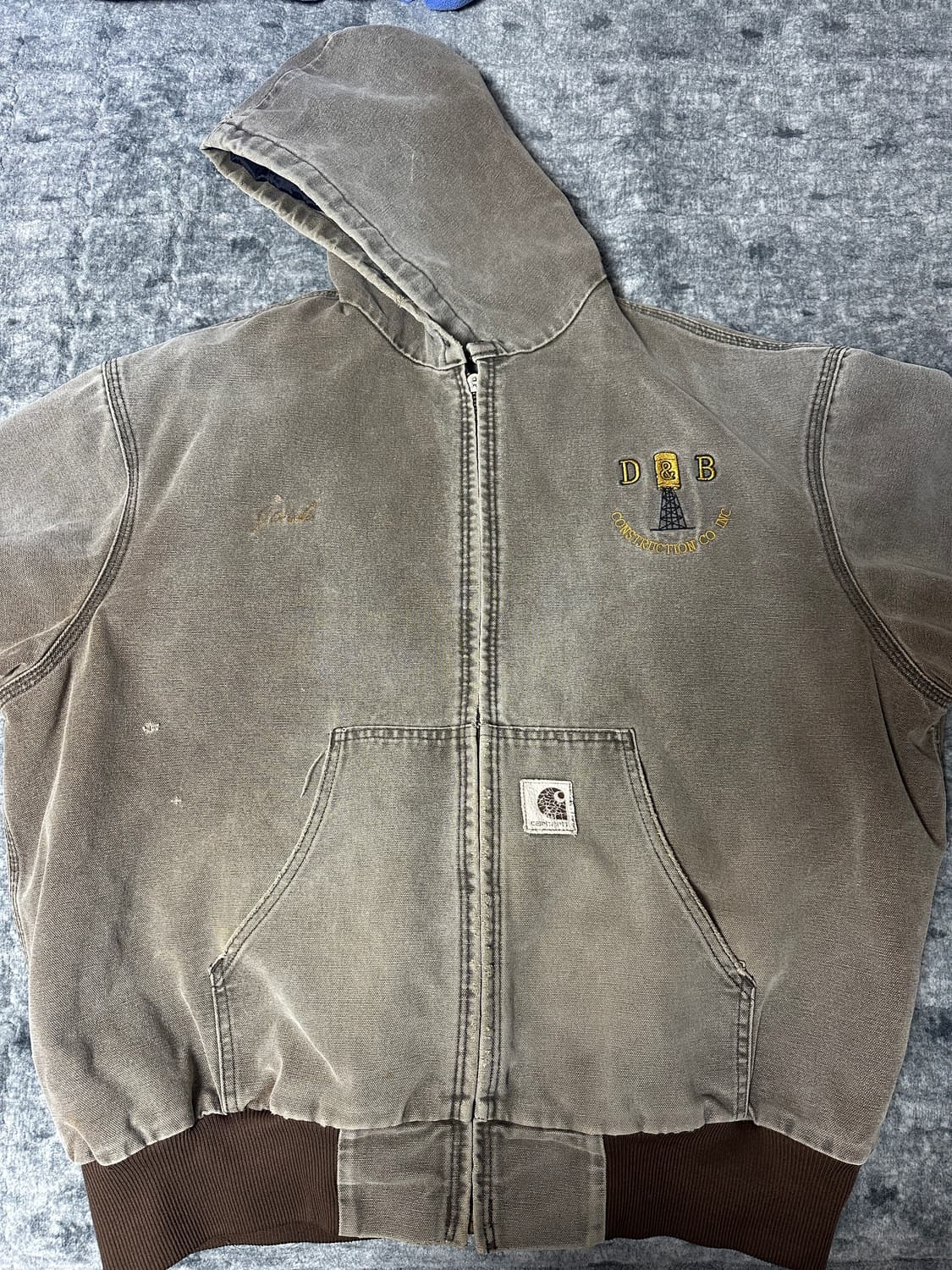 칼하트 샌드스톤 액티브 자켓 j130 모스 상품이미지1