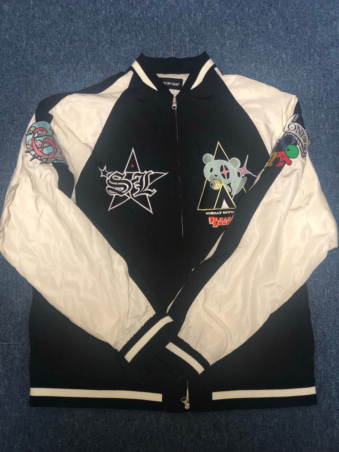 선데이오프클럽 테디 수베니어 자켓 L 상품이미지1