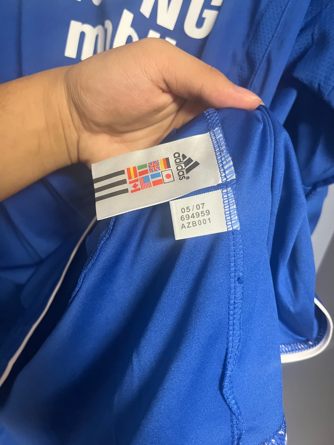 06/07 아디다스 첼시 긴팔 드록바 풀마킹 정품 2XL 상품이미지7