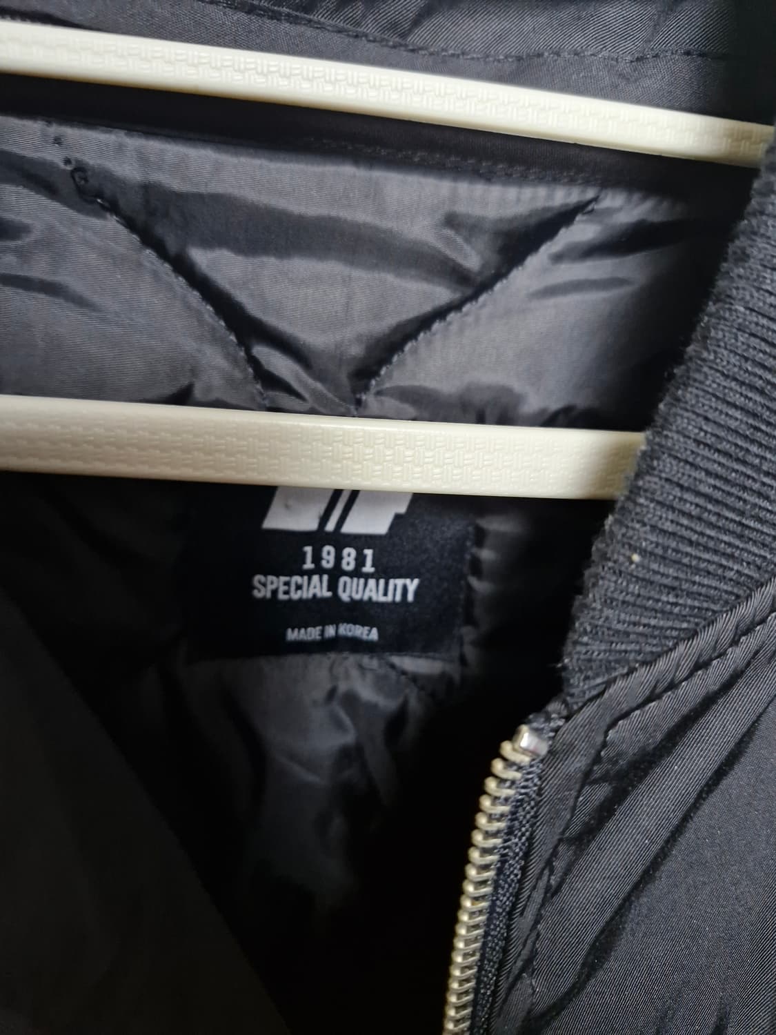 빅사이즈 오버핏 패치 항공점퍼 110-115 상품이미지3