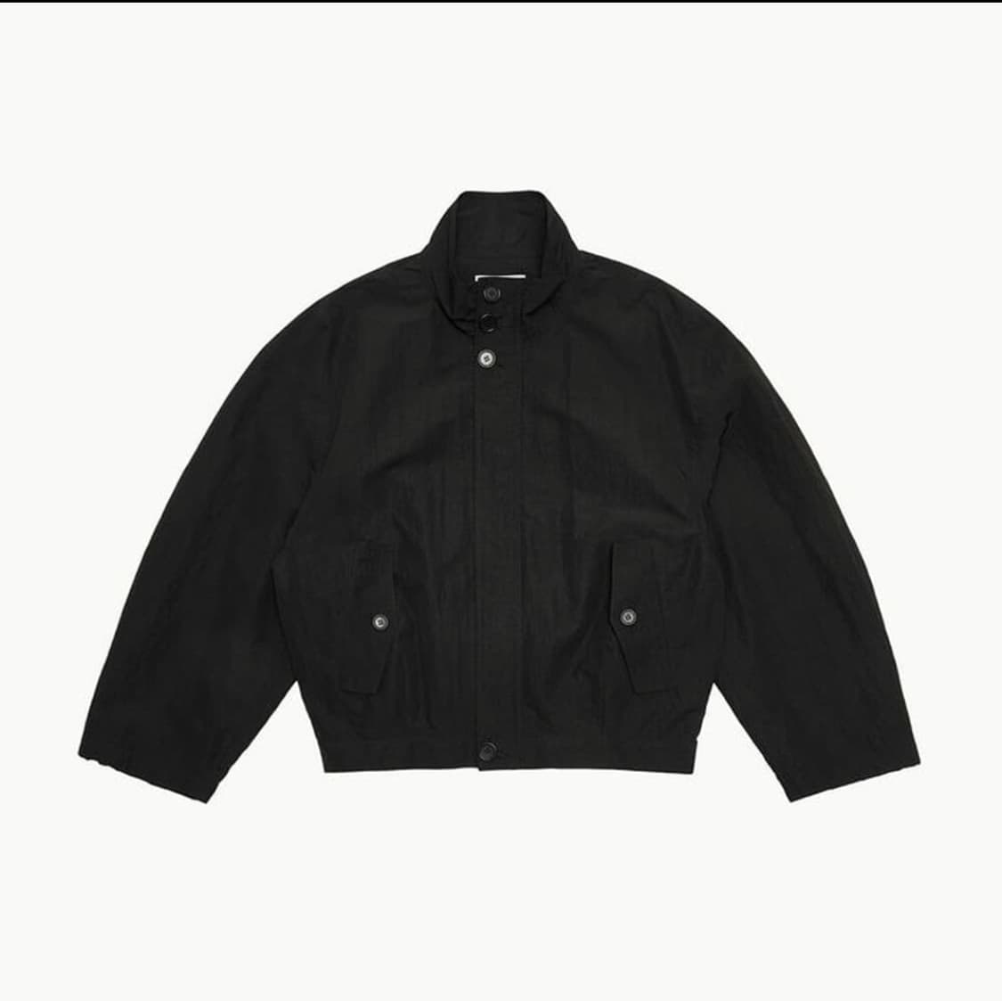 L)아모멘토 립스탑 볼륨 점퍼 블랙 상품이미지1