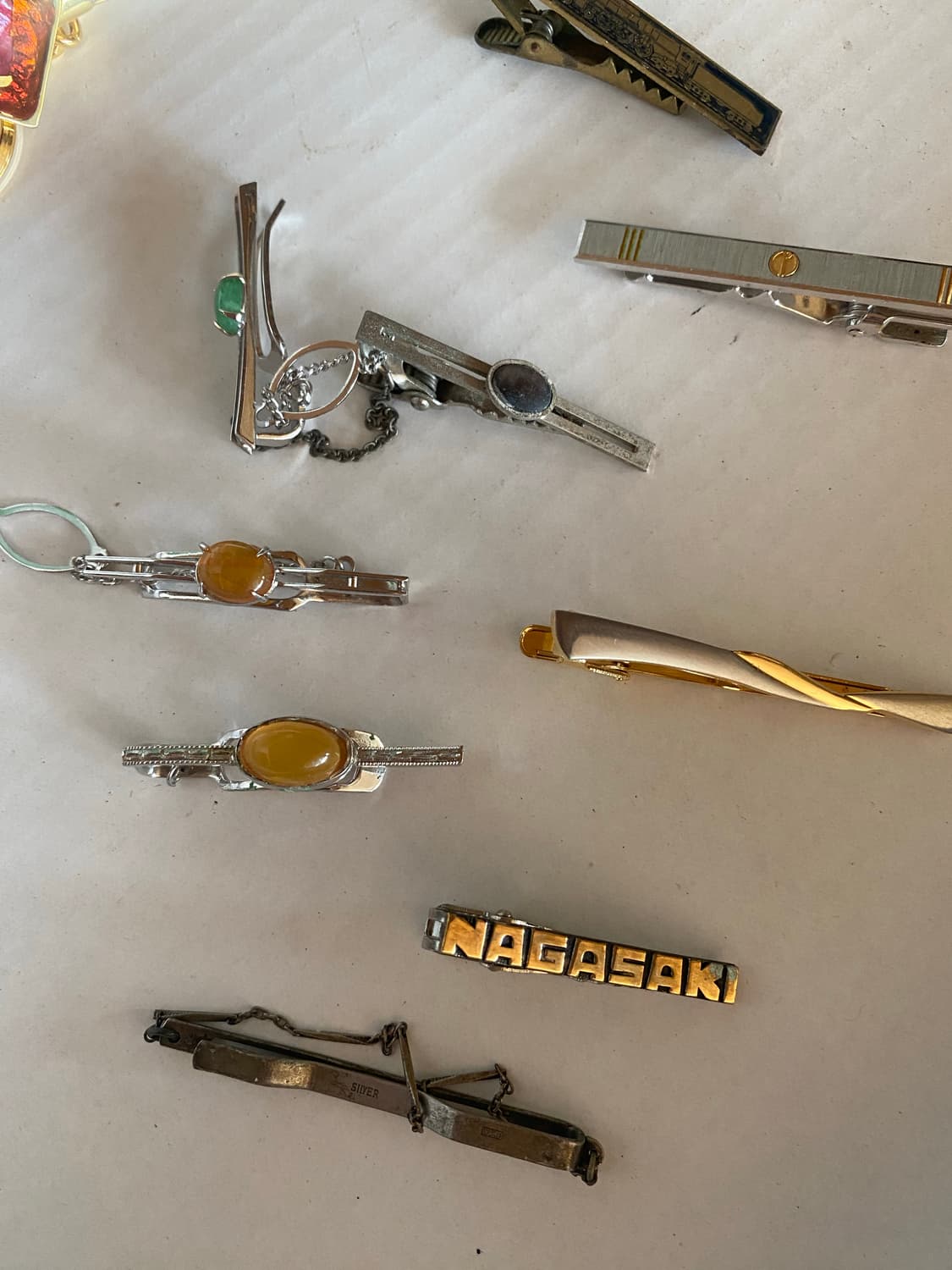 빈티지 넥타이핀 실버 및 던힐 등 상품이미지5