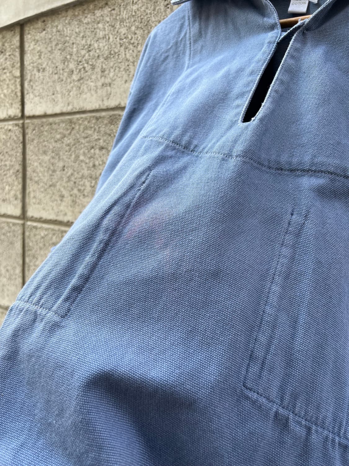 OLD VINTAGE LIGHT BLUE FRENCH 프렌치피셔맨스목자켓 상품이미지5